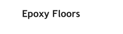 Epoxy Floors